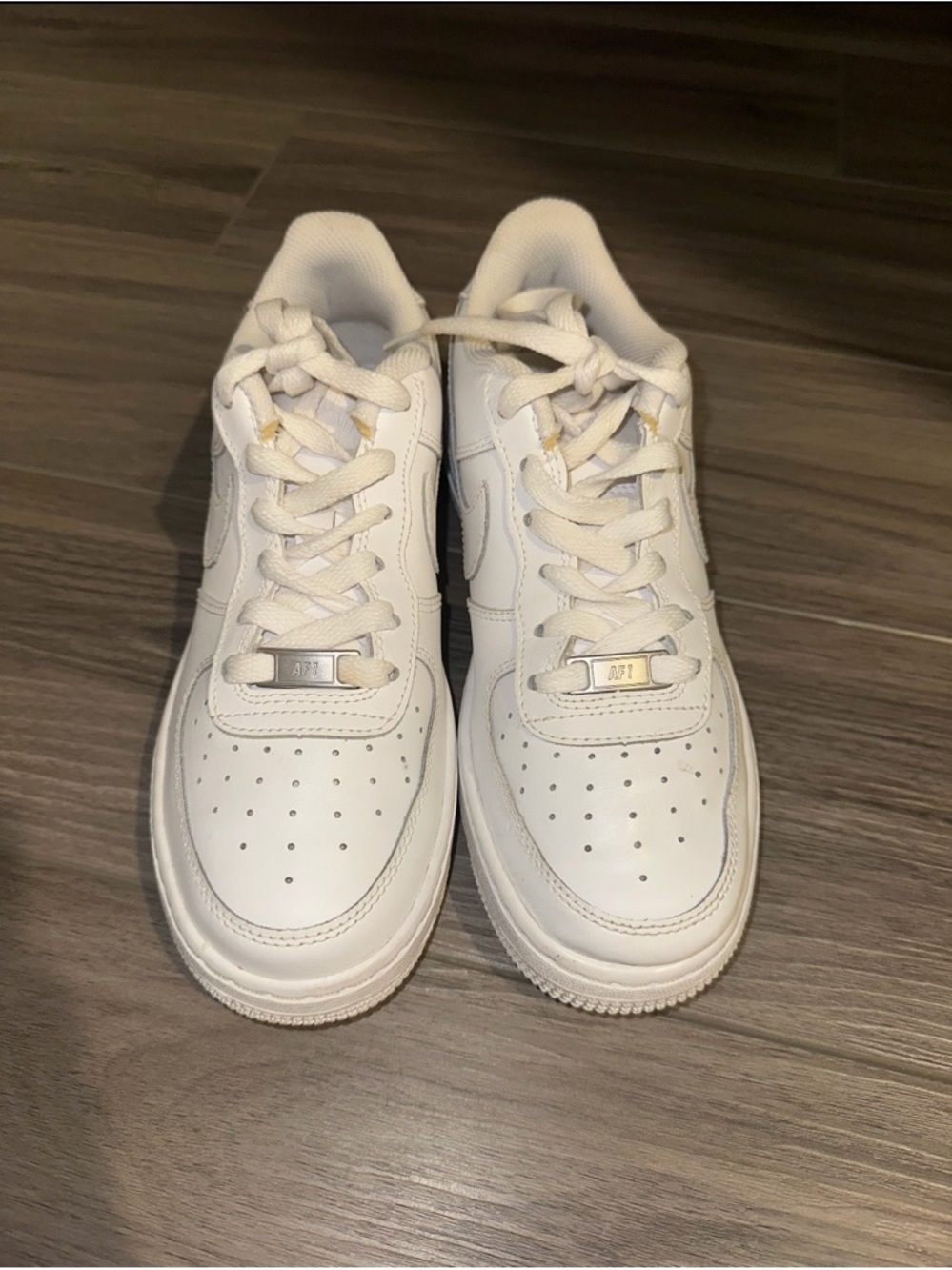Nike All-White Mesh Low-Top Sneakers